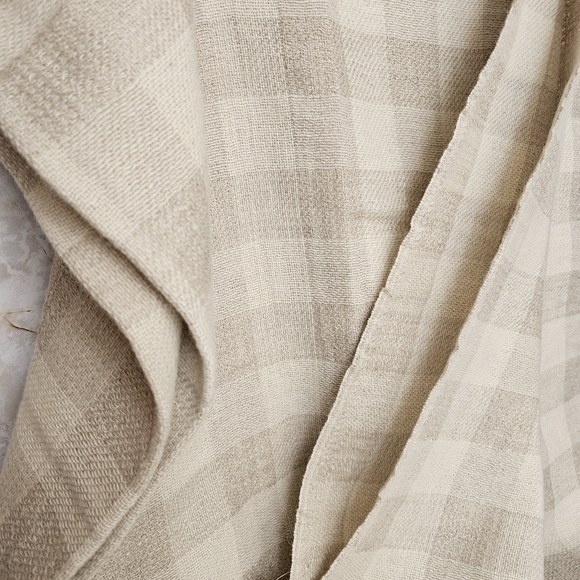 Fibre By Auskin Linen Wool 51x74 Throw Blanket - Picture 10 of 15